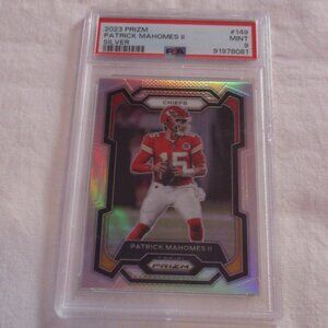 2023 PRIZM PATRICK MAHOMES II SILVER #149 PSA 9